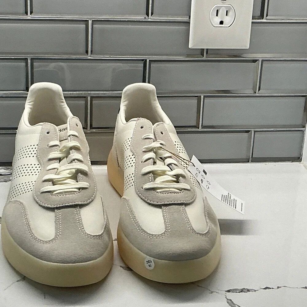 Adidas Barreda Decode V2 Men's White Suede Casual Sneakers‎ Shoes Size 12